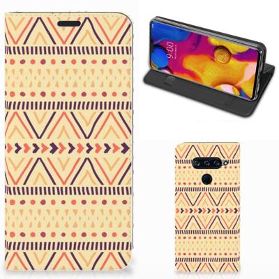 LG V40 Thinq | Hoesje met Magneet | Aztec Yellow LG V40 Thinq | Hoesje met Magneet | Aztec Yellow