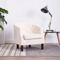 Fauteuil stof beige - thumbnail