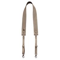 The Hantler Camera Neck strap Taupe / Brass - thumbnail