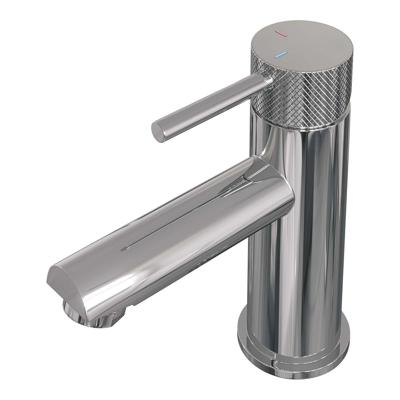 Chrome Carving lage opbouw wastafelmengkraan model A chroom van BRAUER