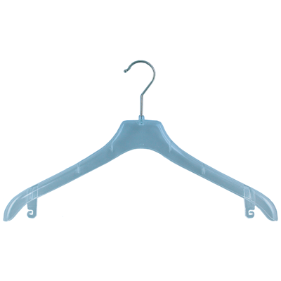 Hanger transp gebogen 32cm 230 stuks