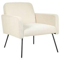 Beliani - NARKEN - Fauteuil - Beige - Corduroy - thumbnail