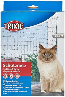 Veiilgheidsnet Trixie Zwart Nylon - thumbnail