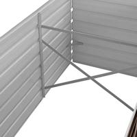 Plantenbak verhoogd 320x80x45 cm gegalvaniseerd staal bruin - thumbnail