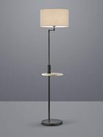Trio LeeslampClaas Table zwart met houtbruin en grijs - 400400132 - thumbnail