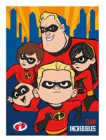 Disney fleece deken Team Incredibles 140 x 110 cm rood/blauw - thumbnail