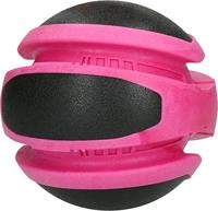 Dog Comets Jupiter - Ø14 cm - Hondenspeelgoed - Hondenbal - Stuiterend - TPR-Rubber - Roze/Zwart - thumbnail