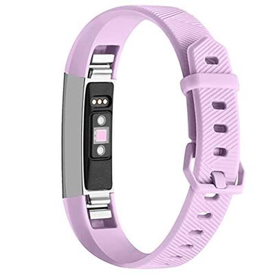 FitBit Alta HR siliconen bandje met gesp - Maat: Large - Lila FitBit Alta HR siliconen bandje met gesp - Maat: Large - Lila