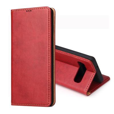 Dermis textuur PU horizontale Flip lederen case voor Galaxy S10 met houder & kaartsleuven & portemonnee (rood) Dermis textuur PU horizontale Flip lederen case voor Galaxy S10 met houder & kaartsleuven & portemonnee (rood)