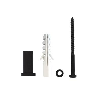 Intersteel Set van 5 verlengde ronde steunen tbv rail schuifdeursysteem - mat zwart Intersteel Set van 5 verlengde ronde steunen tbv rail schuifdeursysteem - mat zwart