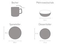 Creatable Serviesset Uno Offwhite (16-delig combi-servies) - thumbnail