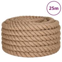 VidaXL Touw 25 m lang 30 mm dik jute - thumbnail