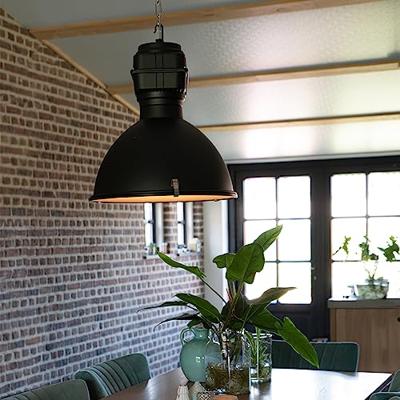 QAZQA Industriële hanglamp zwart 53,5 cm - Sicko