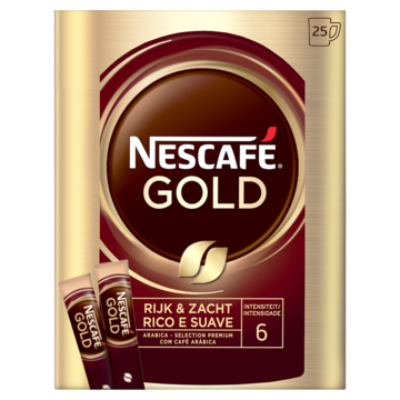 Nescafe Gold Oploskoffie 25 Stuks bij Jumbo
