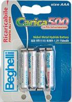 Accu BEGHELLI RICMIDDELLIJK MINISTILO AAA - HR 11/45 - NiMH - 1,2 V - 800 MAH. - thumbnail