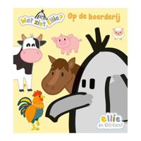 Uitgeverij Kluitman Ellie de olifant. wat ziet ellie? op de boerderij peuterboek - thumbnail