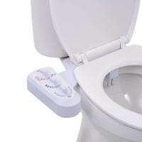 VidaXL Bidetaansluiting voor toiletbril met dubbel mondstuk - thumbnail