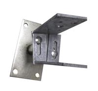 Connex Paalhouder U Op Plaat 80->150 Vvz - HV4270 - thumbnail