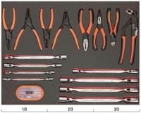 Bahco Foaminlay Fit&Go 3/3 met tangen | sleutels en bits - 46-delig - FF1A141 - thumbnail