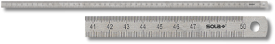 Sola buigbare lineaal 200x13x0,5mm rvs lss200, dubbelzijdige maatverdeling mm/cm - 56103101 - 56103101