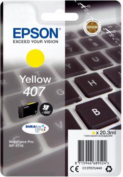Inktcartridge epson 407 t07u440 geel