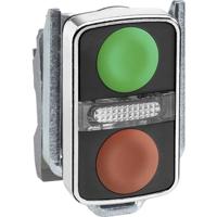 Schneider Electric ZB4BW7A3740 ZB4BW7A3740 Terugstelbaar (Ø) 22 mm Zonder markering Chroom 1 stuk(s) - thumbnail