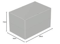 Bopla EUROMAS M 250 02250000 Industriële behuizing 250 x 160 x 150 Polycarbonaat Grijs-wit (RAL 7035) 1 stuk(s) - thumbnail