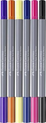 Faber Castell Duo aquarelmarker Goldfaber - etui 6 stuks Fantasy
