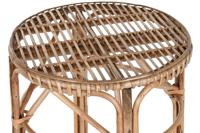 Bijzettafel Home ESPRIT Natuurlijk 59 X 59 X 108 cm - thumbnail