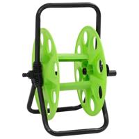 VidaXL Slanghaspel voor 45 m 1/2" slang vrijstaand staal groen - thumbnail
