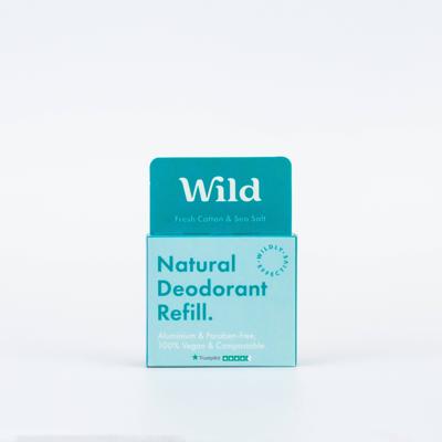 Wild Deodorant - Fresh Cotton/Sea Salt - Navulling