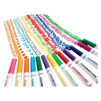 Colorations - uitwasbare dikke markers - 16 kleuren, 256st.