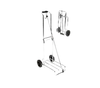 Bo-Camp Bagagetrolley Staal - thumbnail