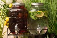 Cookinglife Dubbele Drankdispenser - met houder - 2 x 4 liter - thumbnail