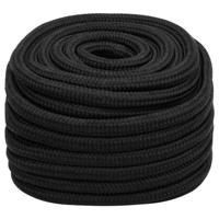 Boottouw 20 mm 100 m polypropeen zwart - thumbnail