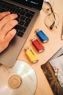 Verbatim V Store N CLICK USB-stick 16 GB Geel, Rood, Blauw 49306  USB-A 3.2 Gen 1 Verbatim V Store N CLICK USB-stick 16 GB Geel, Rood, Blauw 49306  USB-A 3.2 Gen 1
