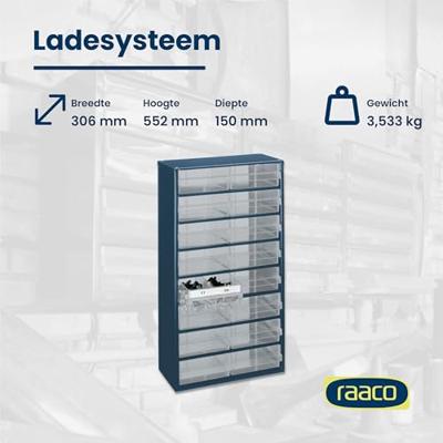 Raaco Ladekast met 16 laden type 1216-04 - 137423 - 137423 - thumbnail