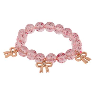 Great Pretenders Precious bows kralenarmband roze