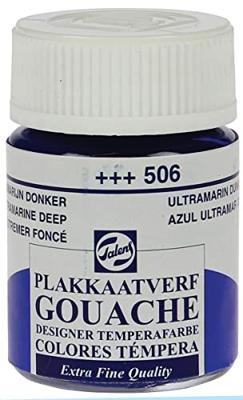 Talens Gouache Extra Fine Quality Fles 16 ml - Ultramarijn Donker 506