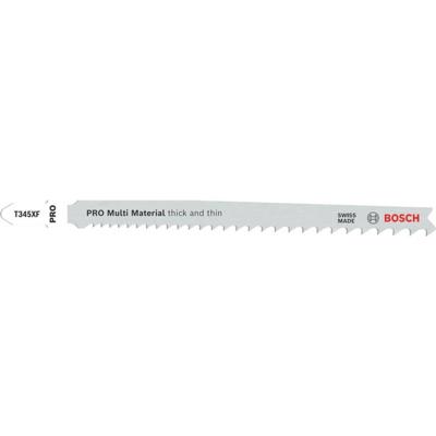 Bosch Accessories 2608655101 PRO Multi Material thick and thin T345XF Decoupeerzaagblad, 132 mm, 2-delig 2 stuk(s)