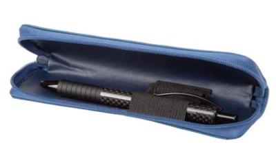 Juscha JU-2732 Pennenetui Alassio Van Polyester En Katoen. Blauw 17x5x2cm