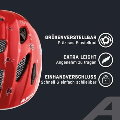 Olympic Sportswear Alpina sports kinderhelm ximo fcb 47-51 glans - thumbnail