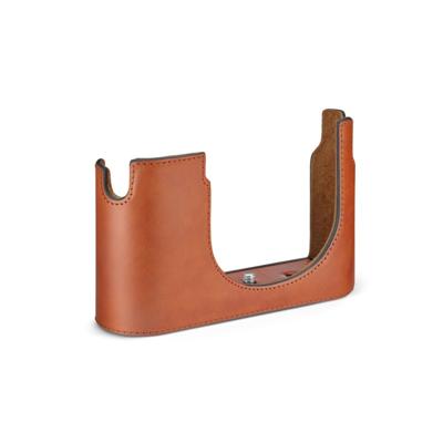 Leica 19652 Halfcase Q3, leder, cognac