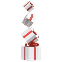 VidaXL Kerstdecoratie geschenkdoos 80 led's warm wit - thumbnail