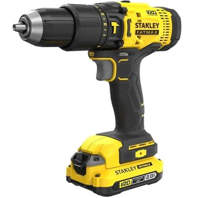 Stanley Fatmax schroefklopboor, slagschroevendraaier, cirkelzaag, haakse slijper 18V + 2 accu's + softbag Stanley Fatmax schroefklopboor, slagschroevendraaier, cirkelzaag, haakse slijper 18V + 2 accu's + softbag