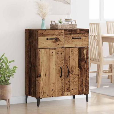 Dressoir met lade Oud hout 34 x 69,5 x 90 cm Bewerkt hout Dressoir met lade Oud hout 34 x 69,5 x 90 cm Bewerkt hout