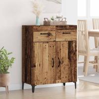 Dressoir met lade Oud hout 34 x 69,5 x 90 cm Bewerkt hout - thumbnail