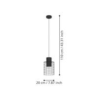Eglo DraadlampMilligan Ø 20cm - 43625 - thumbnail