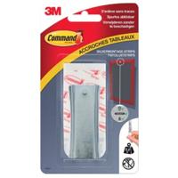 Command fotolijststrip voor haak met zaagtanden, draagvermogen 2,2 kg, metaal, blisterverpakking - thumbnail