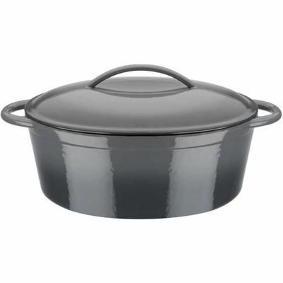 Kookpot met Deksel GSW Grijs Gietijzer
